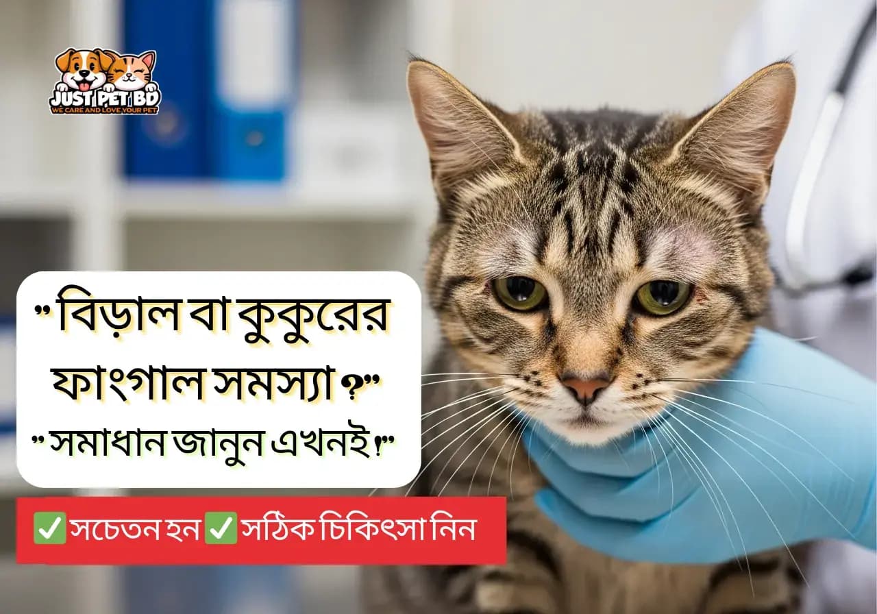 বিড়াল বা কুকুরের ফাংগাল সমস্যা ও প্রতিকার — যত্নে সুস্থ প্রিয় সাথী